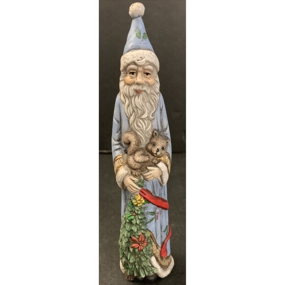 Two Old World Santa Claus Figurines Tall Style Christmas Decor - Picture 6 of 11